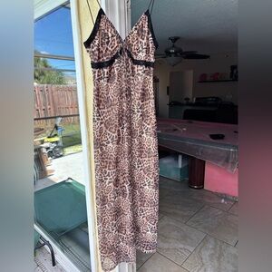 VICI Leopard Print Maxi Dress